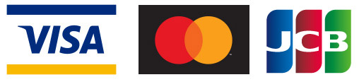 VISA、マスター、JCB